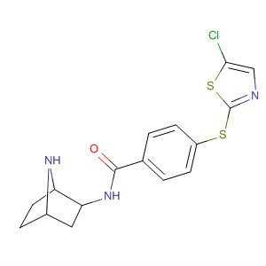 500559-41-1  Benzamide,N-(1S,2R,4R)-7-azabicyclo[2.2.1]hept-2-yl-4-[(5-chloro-2-thiazolyl)thio]-