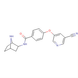 500561-09-1  Benzamide,N-(1S,2R,4R)-7-azabicyclo[2.2.1]hept-2-yl-4-[(5-cyano-3-pyridinyl)oxy]-