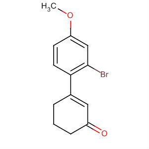 500570-50-3  2-Cyclohexen-1-one, 3-(2-bromo-4-methoxyphenyl)-