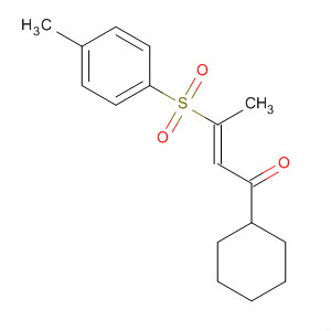500580-77-8  2-Buten-1-one, 1-cyclohexyl-3-[(4-methylphenyl)sulfonyl]-, (2E)-