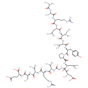 500599-51-9  L-Glutamic acid,L-alanyl-L-alanyl-L-arginyl-L-leucyl-L-isoleucyl-L-valyl-L-tyrosyl-L-prolyl-L-a-aspartyl-L-leucylglycyl-L-valyl-L-arginyl-L-valyl-L-cysteinyl-