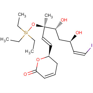 500702-50-1  2H-Pyran-2-one,6-[(1E,3R,4R,6R,7Z)-4,6-dihydroxy-8-iodo-3-methyl-3-[(triethylsilyl)oxy]-1,7-octadienyl]-5,6-dihydro-, (6R)-