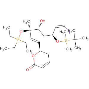 500702-57-8  2H-Pyran-2-one,6-[(1E,3R,4R,6S,7Z)-6-[[(1,1-dimethylethyl)dimethylsilyl]oxy]-4-hydroxy-8-iodo-3-methyl-3-[(triethylsilyl)oxy]-1,7-octadienyl]-5,6-dihydro-, (6R)-