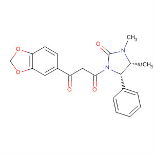 500707-76-6  2-Imidazolidinone,1-[3-(1,3-benzodioxol-5-yl)-1,3-dioxopropyl]-3,4-dimethyl-5-phenyl-,(4R,5S)-