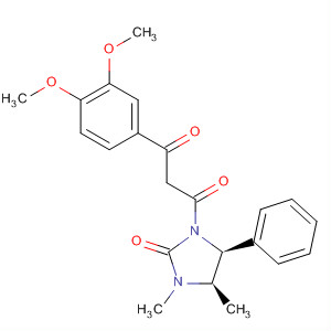 500707-77-7  2-Imidazolidinone,1-[3-(3,4-dimethoxyphenyl)-1,3-dioxopropyl]-3,4-dimethyl-5-phenyl-,(4R,5S)-