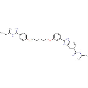 500714-53-4  1H-Benzimidazole-5-carboximidamide,2-[3-[[5-[4-[imino[(1-methylpropyl)amino]methyl]phenoxy]pentyl]oxy]phenyl]-N-(1-methylethyl)-