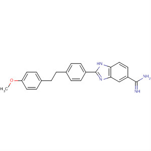 500714-92-1  1H-Benzimidazole-5-carboximidamide,2-[4-[2-(4-methoxyphenyl)ethyl]phenyl]-