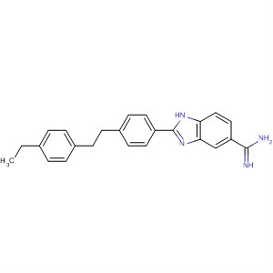 500714-93-2  1H-Benzimidazole-5-carboximidamide,2-[4-[2-(4-ethylphenyl)ethyl]phenyl]-