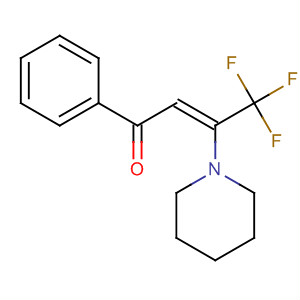 500719-88-0  2-Buten-1-one, 4,4,4-trifluoro-1-phenyl-3-(1-piperidinyl)-, (2Z)-
