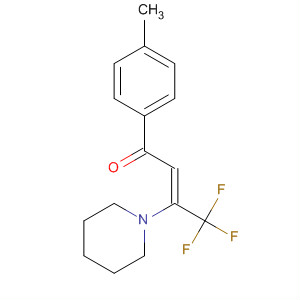 500719-96-0  2-Buten-1-one, 4,4,4-trifluoro-1-(4-methylphenyl)-3-(1-piperidinyl)-, (2Z)-
