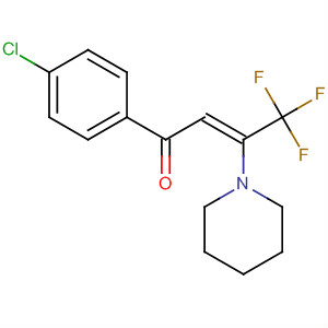 500719-97-1  2-Buten-1-one, 1-(4-chlorophenyl)-4,4,4-trifluoro-3-(1-piperidinyl)-, (2Z)-