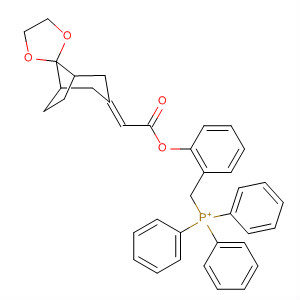 500737-07-5  Phosphonium,triphenyl[[2-[(spiro[bicyclo[3.2.1]octane-8,2'-[1,3]dioxolan]-3-ylideneacetyl)oxy]phenyl]methyl]-