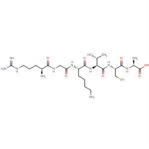 500764-04-5  L-Alanine, L-arginylglycyl-L-lysyl-L-threonyl-L-cysteinyl-