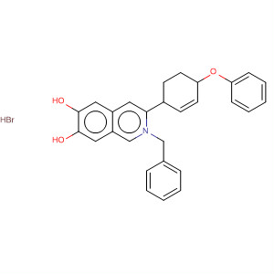 500765-34-4  6,7-Isoquinolinediol,1,2,3,4-tetrahydro-3-(4-phenoxyphenyl)-2-(phenylmethyl)-,hydrobromide