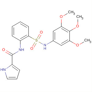 500769-59-5  1H-Pyrrole-2-carboxamide,N-[2-[[(3,4,5-trimethoxyphenyl)amino]sulfonyl]phenyl]-