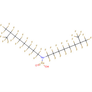 500776-77-2  Phosphinic acid,bis[1,1,2,2,3,3,4,4,5,5,6,6,7,8,8,8-hexadecafluoro-7-(trifluoromethyl)octyl]-, sodium salt