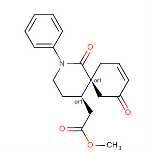 500777-71-9  2-Azaspiro[5.5]undec-8-ene-5-acetic acid, 1,10-dioxo-2-phenyl-, methylester, (5R,6S)-rel-