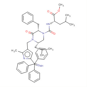 500782-75-2  L-Leucine,N-[[(2S,5S)-5-(2-methylpropyl)-4-[[5-methyl-1-(triphenylmethyl)-1H-imidazol-4-yl]methyl]-3-oxo-2-(phenylmethyl)-1-piperazinyl]carbonyl]-, methylester