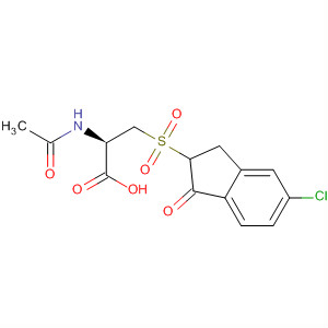 500785-44-4  L-Alanine,N-acetyl-3-[(5-chloro-2,3-dihydro-1-oxo-1H-inden-2-yl)sulfonyl]-
