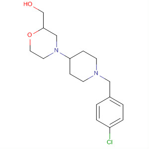 500789-44-6  2-Morpholinemethanol, 4-[1-[(4-chlorophenyl)methyl]-4-piperidinyl]-
