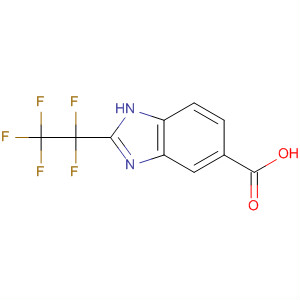 500799-99-5  1H-Benzimidazole-5-carboxylic acid, 2-(pentafluoroethyl)-