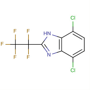 500800-02-2  1H-Benzimidazole, 4,7-dichloro-2-(pentafluoroethyl)-