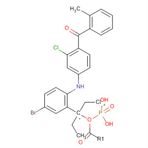 500875-36-5  Phosphonic acid,[[5-bromo-2-[[3-chloro-4-(2-methylbenzoyl)phenyl]amino]phenyl]methyl]-,diethyl ester