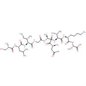 500883-18-1  L-Alanine,L-seryl-L-leucyl-L-isoleucylglycyl-L-a-aspartyl-L-alanyl-L-threonyl-L-lysyl-