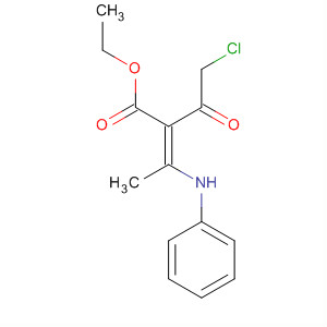 500906-26-3  2-Butenoic acid, 2-(chloroacetyl)-3-(phenylamino)-, ethyl ester, (2E)-