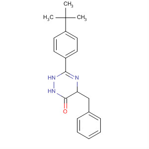 500907-07-3  1,2,4-Triazin-6(1H)-one,3-[4-(1,1-dimethylethyl)phenyl]-2,5-dihydro-5-(phenylmethyl)-