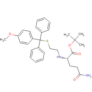 501000-01-7  L-Glutamine, N-[2-[[(4-methoxyphenyl)diphenylmethyl]thio]ethyl]-,1,1-dimethylethyl ester
