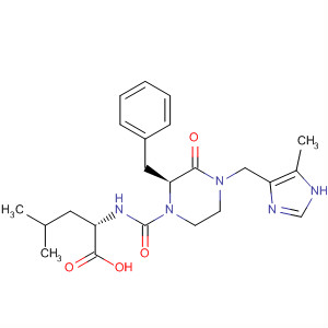 501010-06-6  L-Leucine, N-[[(2S)-4-[(5-methyl-1H-imidazol-4-yl)methyl]-3-oxo-2-(phenylmethyl)-1-piperazinyl]carbonyl]-
