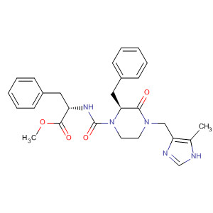 501010-13-5  L-Phenylalanine,N-[[(2S)-4-[(5-methyl-1H-imidazol-4-yl)methyl]-3-oxo-2-(phenylmethyl)-1-piperazinyl]carbonyl]-, methyl ester