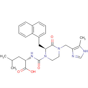 501010-20-4  L-Leucine,N-[[(2S)-4-[(5-methyl-1H-imidazol-4-yl)methyl]-2-(1-naphthalenylmethyl)-3-oxo-1-piperazinyl]carbonyl]-