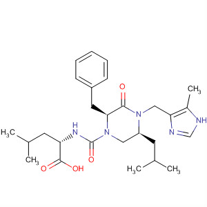 501010-25-9  L-Leucine,N-[[(2S,5S)-4-[(5-methyl-1H-imidazol-4-yl)methyl]-5-(2-methylpropyl)-3-oxo-2-(phenylmethyl)-1-piperazinyl]carbonyl]-