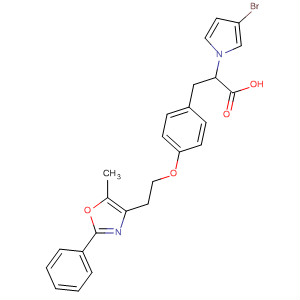 501028-57-5  1H-Pyrrole-1-acetic acid,3-bromo-a-[[4-[2-(5-methyl-2-phenyl-4-oxazolyl)ethoxy]phenyl]methyl]-