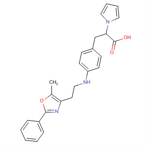501028-71-3  1H-Pyrrole-1-acetic acid,a-[[4-[[2-(5-methyl-2-phenyl-4-oxazolyl)ethyl]amino]phenyl]methyl]-