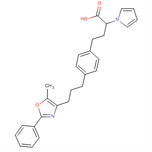 501029-48-7  1H-Pyrrole-1-acetic acid,a-[2-[4-[3-(5-methyl-2-phenyl-4-oxazolyl)propyl]phenyl]ethyl]-