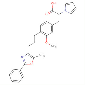501029-51-2  1H-Pyrrole-1-acetic acid,a-[[3-methoxy-4-[3-(5-methyl-2-phenyl-4-oxazolyl)propyl]phenyl]methyl]-