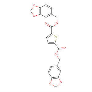 501082-30-0  2,5-Thiophenedicarboxylic acid, bis(1,3-benzodioxol-5-ylmethyl) ester