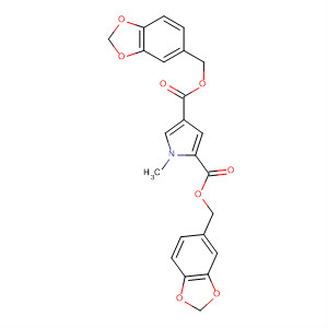 501082-36-6  1H-Pyrrole-2,4-dicarboxylic acid, 1-methyl-,bis(1,3-benzodioxol-5-ylmethyl) ester