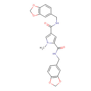 501082-37-7  1H-Pyrrole-2,4-dicarboxamide,N,N'-bis(1,3-benzodioxol-5-ylmethyl)-1-methyl-