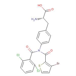 501084-77-1  L-Phenylalanine,N-[(3-bromo-2-thienyl)carbonyl]-4-[(2,6-dichlorobenzoyl)amino]-