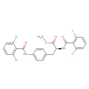 501084-85-1  L-Phenylalanine,4-[(2,6-dichlorobenzoyl)amino]-N-(2,6-difluorobenzoyl)-, methyl ester