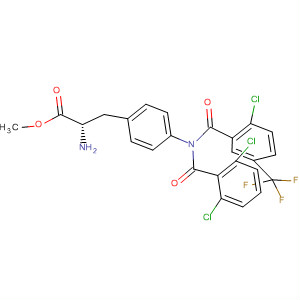 501084-87-3  L-Phenylalanine,N-[2-chloro-5-(trifluoromethyl)benzoyl]-4-[(2,6-dichlorobenzoyl)amino]-,methyl ester