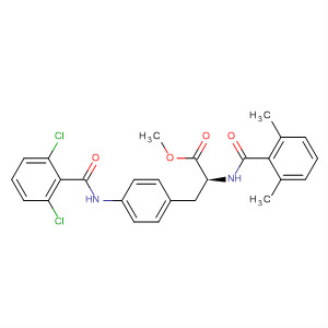501084-88-4  L-Phenylalanine,4-[(2,6-dichlorobenzoyl)amino]-N-(2,6-dimethylbenzoyl)-, methyl ester