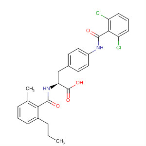 501084-91-9  L-Phenylalanine,4-[(2,6-dichlorobenzoyl)amino]-N-(2-methyl-6-propylbenzoyl)-
