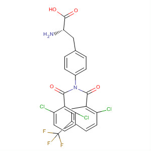 501084-97-5  L-Phenylalanine,N-[2-chloro-5-(trifluoromethyl)benzoyl]-4-[(2,6-dichlorobenzoyl)amino]-