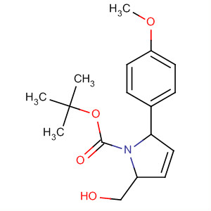 501096-24-8  1H-Pyrrole-1-carboxylic acid,2,5-dihydro-2-(hydroxymethyl)-5-(4-methoxyphenyl)-, 1,1-dimethylethylester, (2S,5S)-