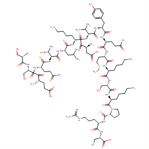 501100-49-8  L-Cysteine,L-seryl-L-a-glutamyl-L-seryl-L-glutaminyl-L-threonyl-L-leucyl-L-a-aspartyl-L-lysyl-L-valyl-L-tyrosyl-L-glutaminyl-L-methionyl-L-lysyl-L-seryl-L-lysyl-L-prolyl-L-arginyl-